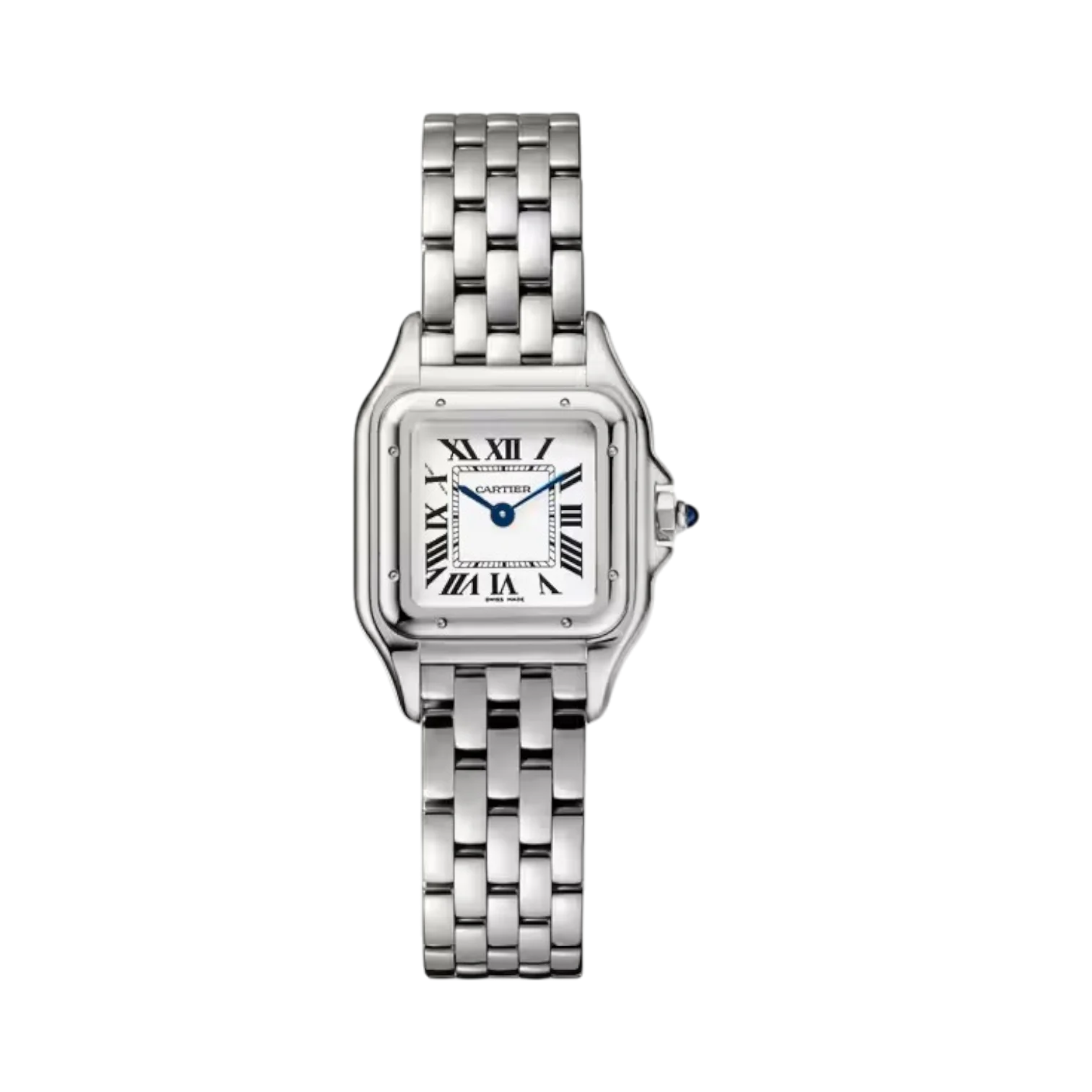 Panthère de Cartier صغيرة 23×30 مم من الذهب الأبيض كوارتز