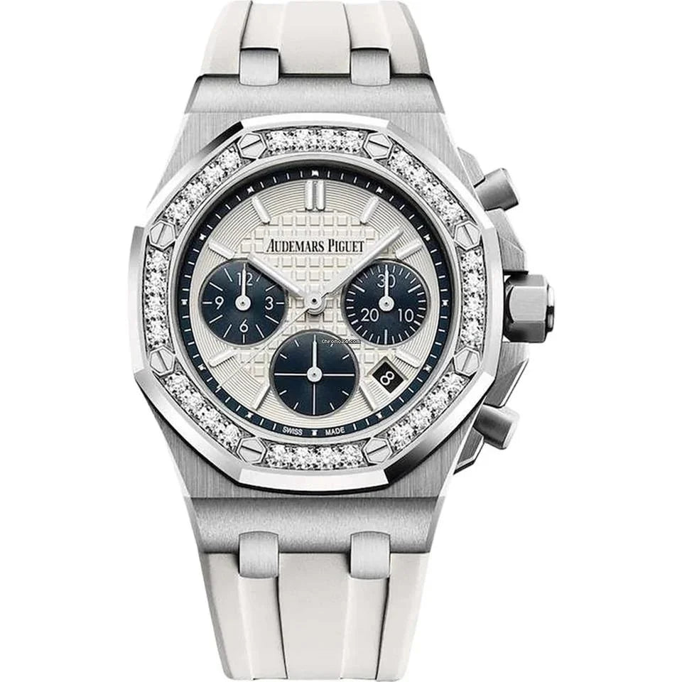 Royal Oak Offshore 38mm Stainless Steel Watch with Zircon
