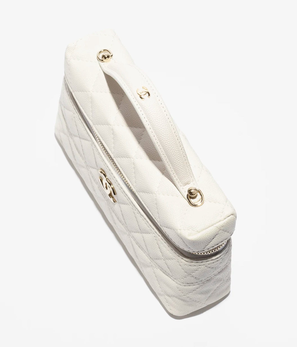Chanel Vanity Case White – Elegant Mini Crossbody