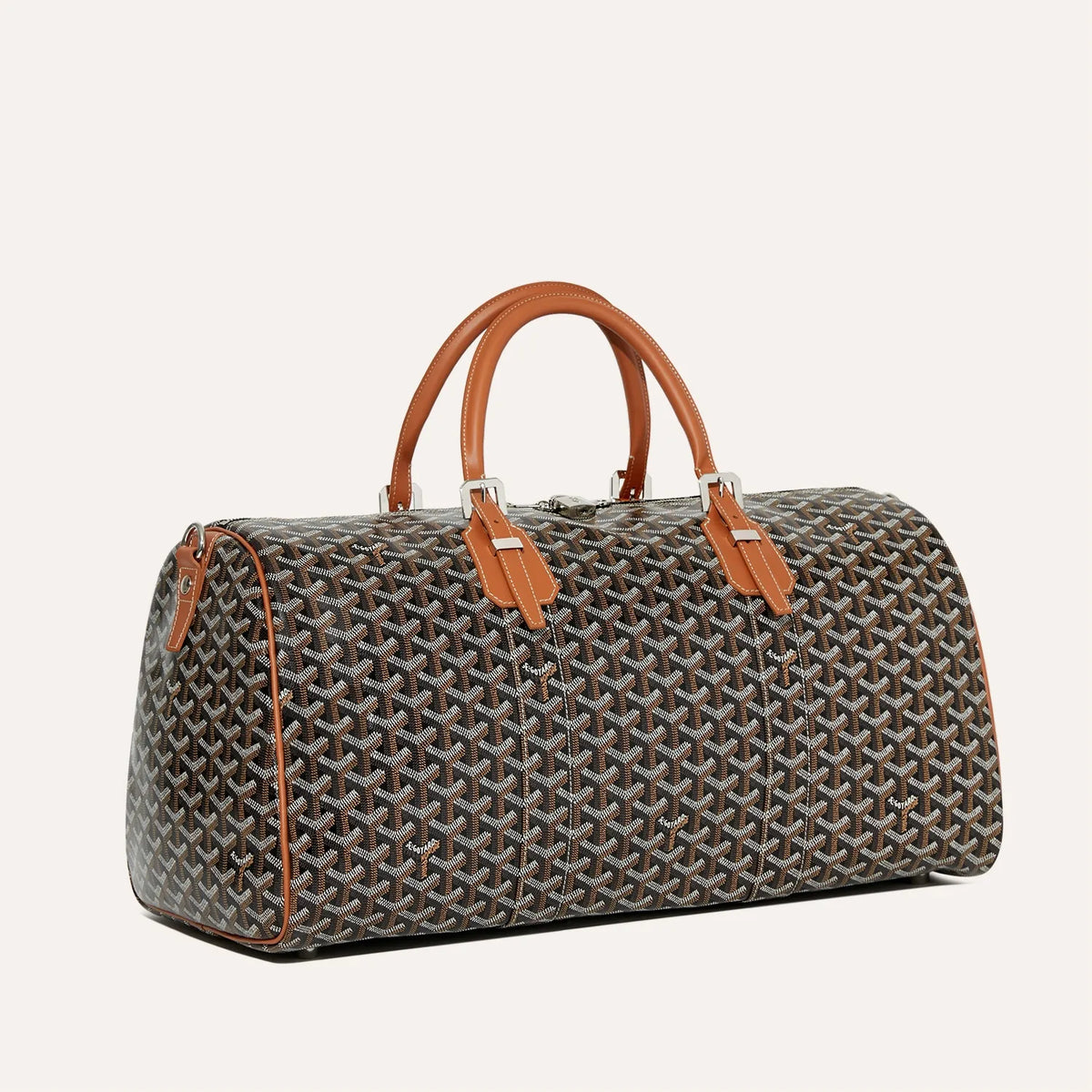 Goyard Boston 50 Bag - Black & Tan - view 1