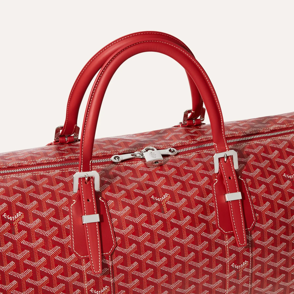 Goyard Boston 50 Bag - Red - view 3