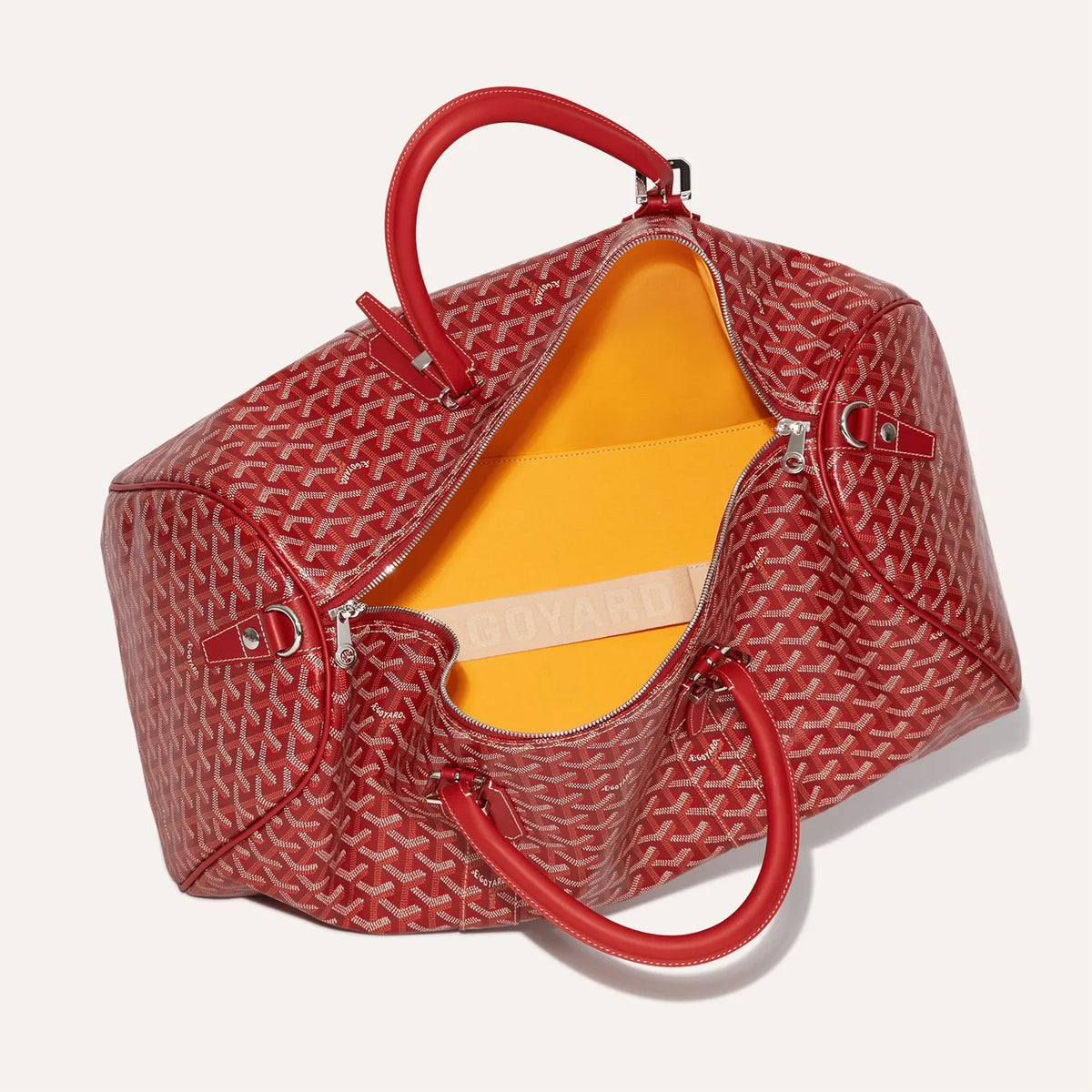 Goyard Boston 50 Bag - Red - view 4