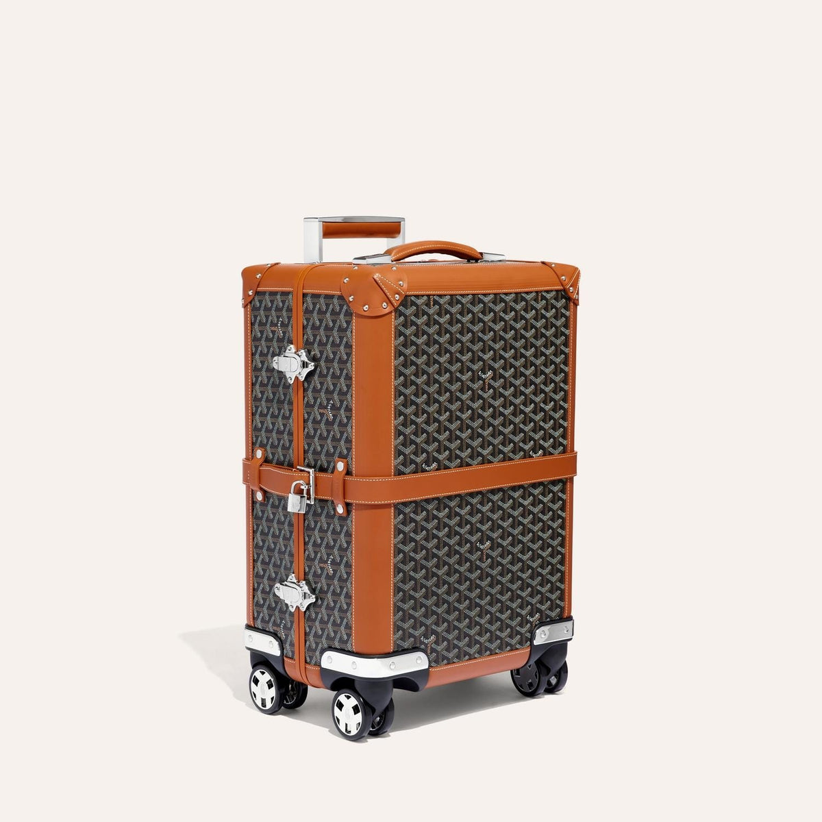 Goyard Bourget PM Trolley Case - Black & Tan - view 1