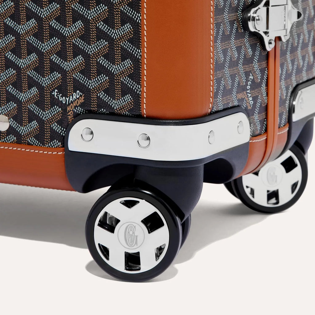 Goyard Bourget PM Trolley Case - Black & Tan - view 7