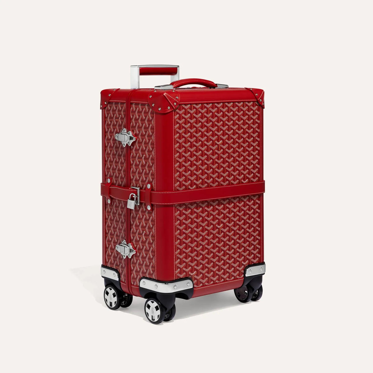 Goyard Bourget PM Trolley Case - Red - view 1