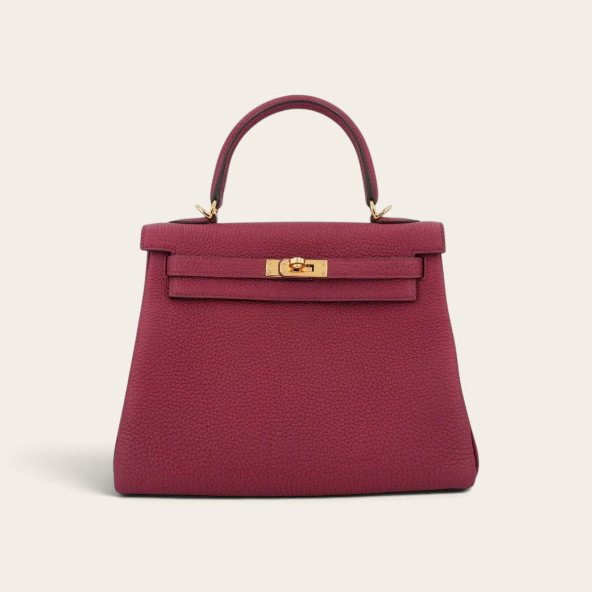 Hermès Kelly 25 – Red (Togo Leather)