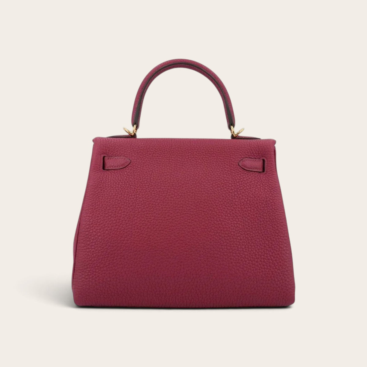 Hermès Kelly 25 – Red (Togo Leather) - 2