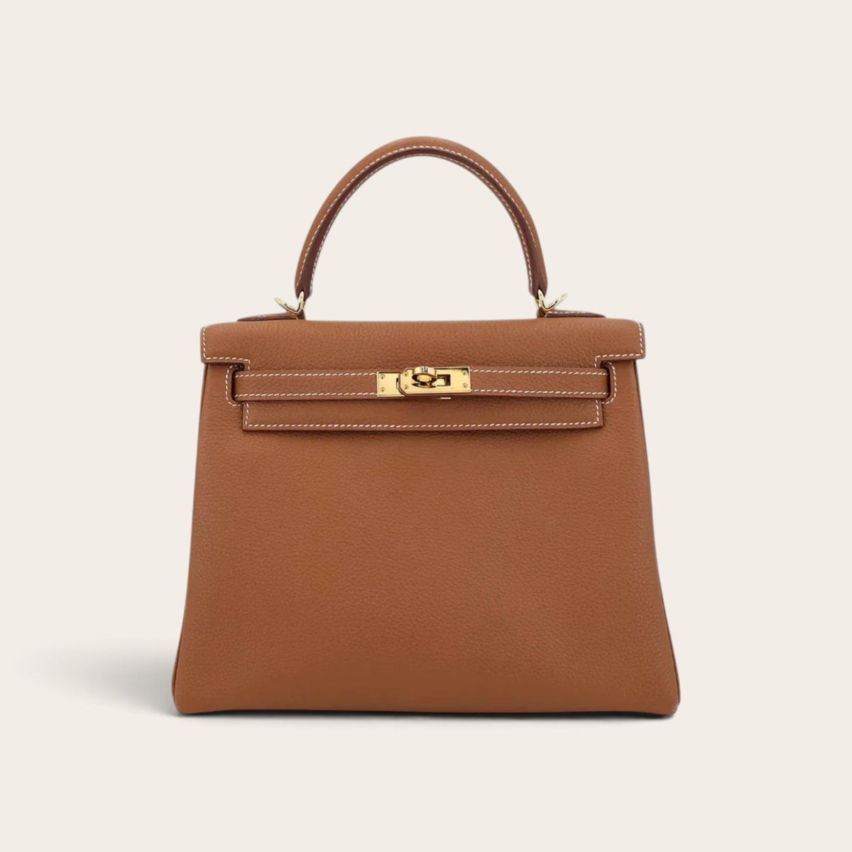 Hermès Kelly 25 – Camel (Togo Leather)