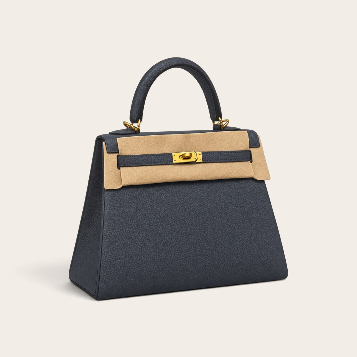 Hermès Kelly 25 – Gray (Togo Leather) - 2