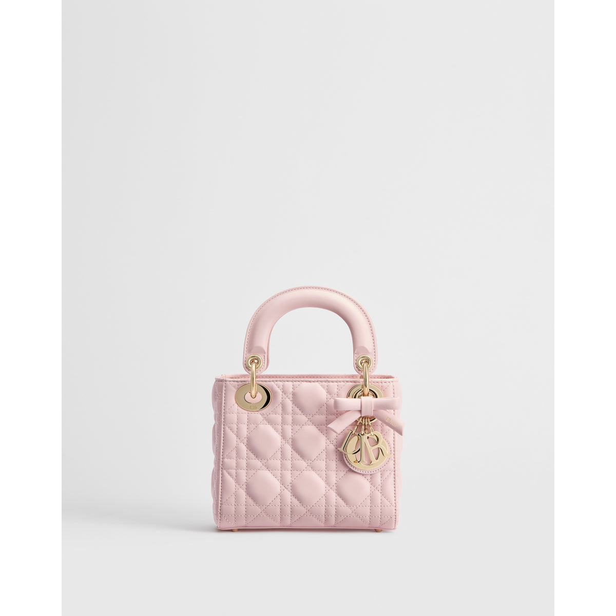 Dior Mini Lady Dior Bag with Chain – Soupir Pink Cannage Lambskin