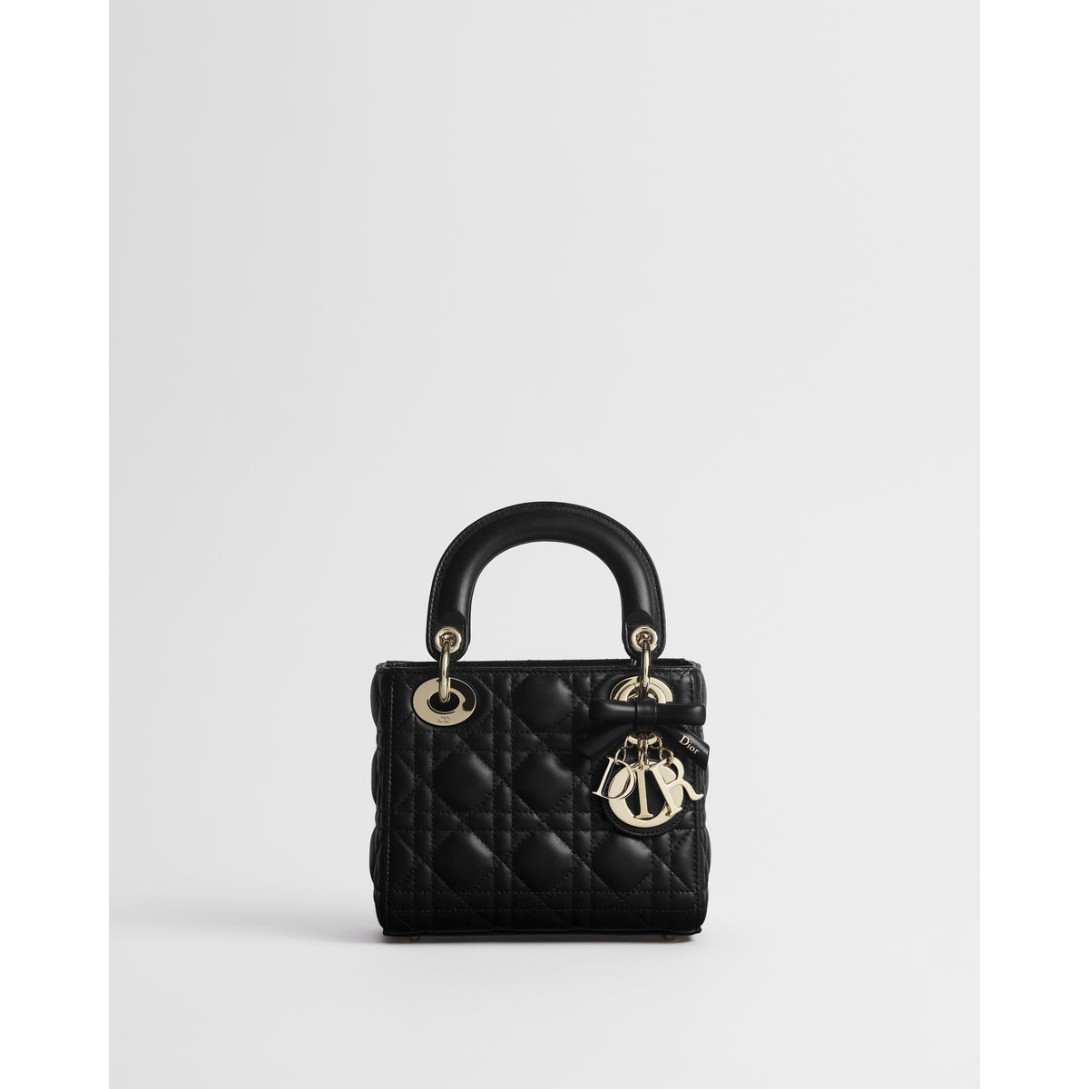 Dior Mini Lady Dior Bag with Chain – Black Cannage Lambskin