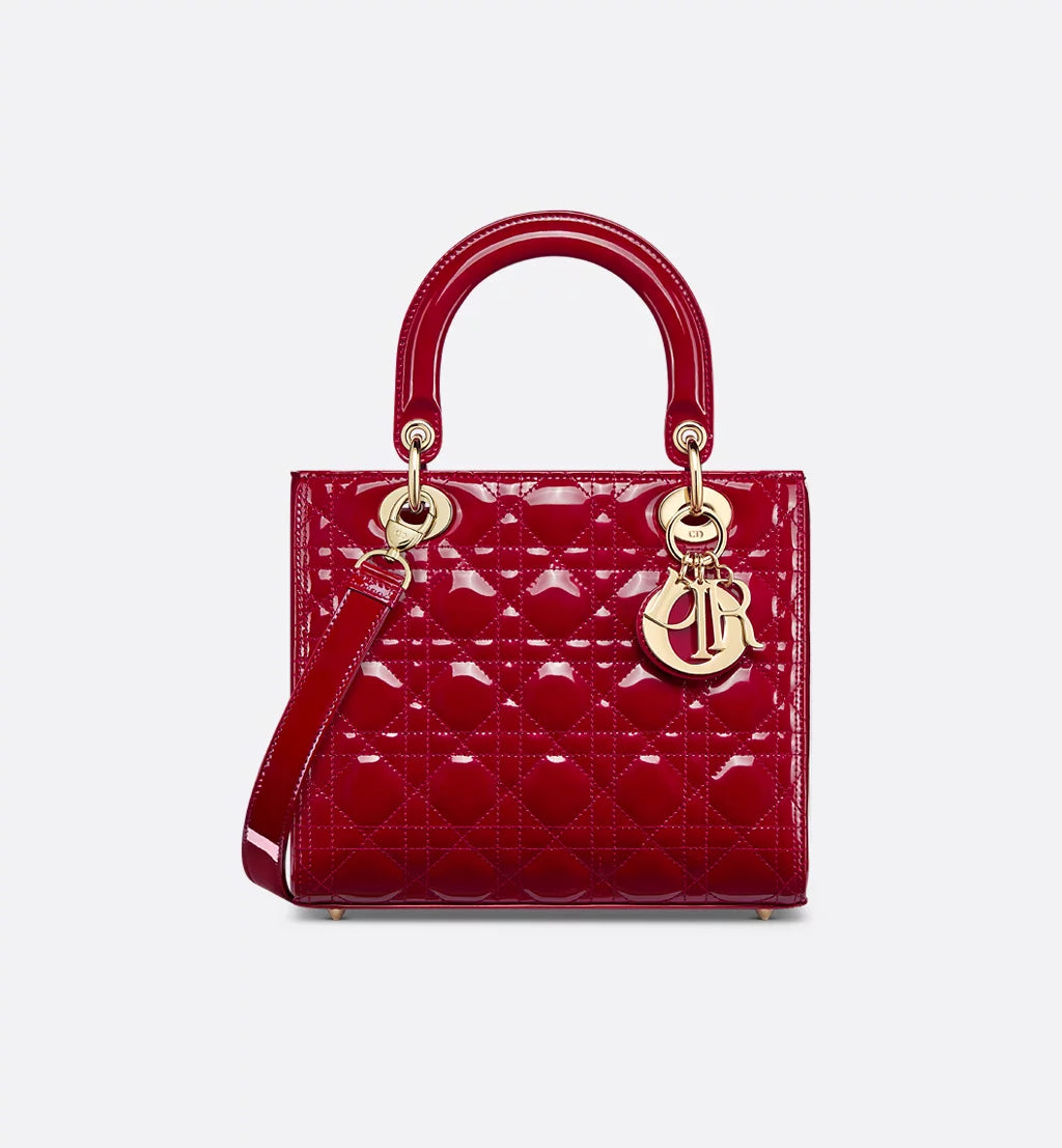 Dior Lady Dior Red – Iconic Top Handle Bag