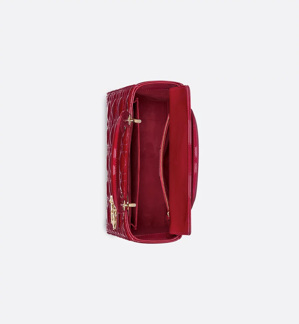 Dior Lady Dior Red – Iconic Top Handle Bag