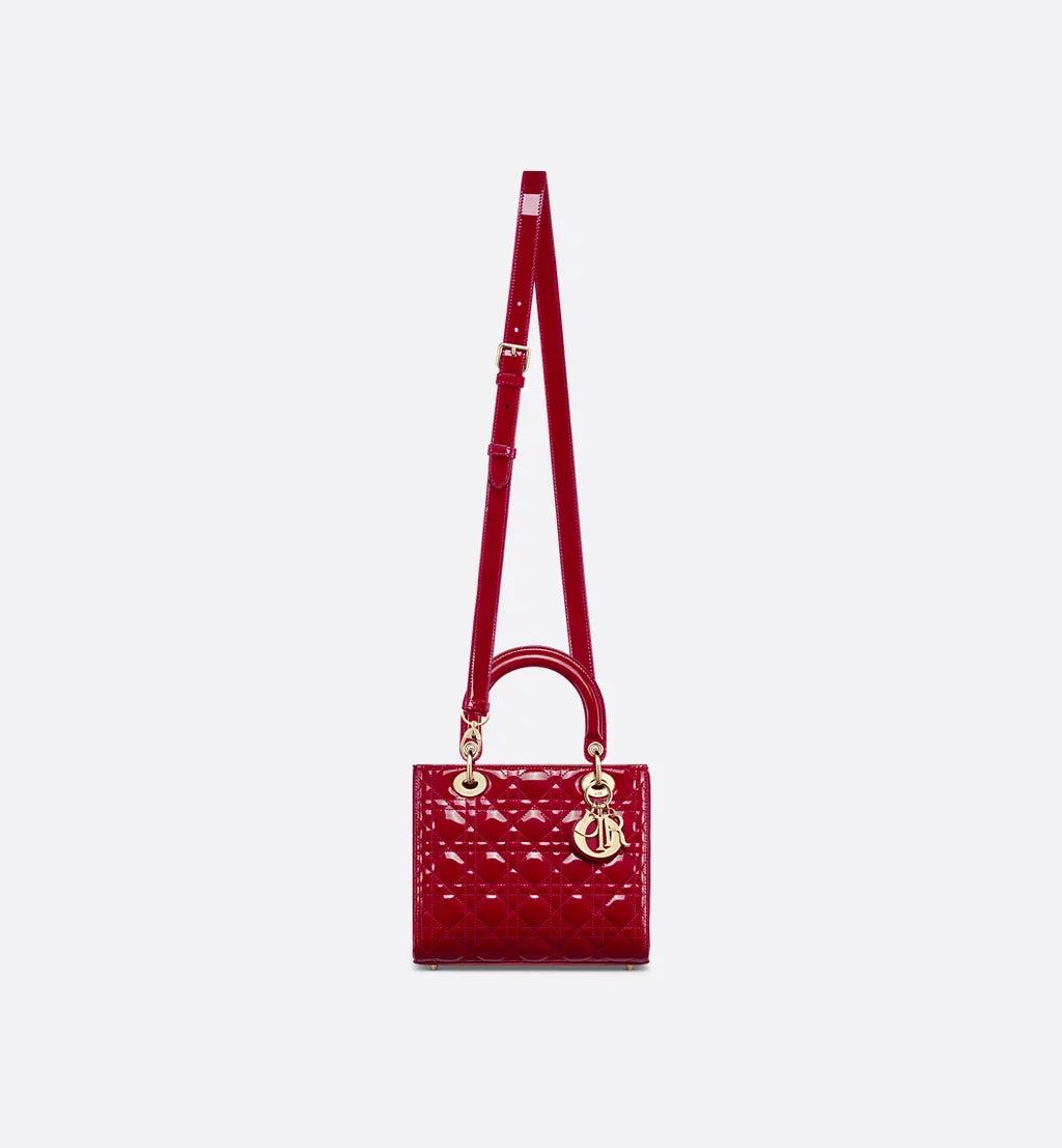 Dior Lady Dior Red – Iconic Top Handle Bag