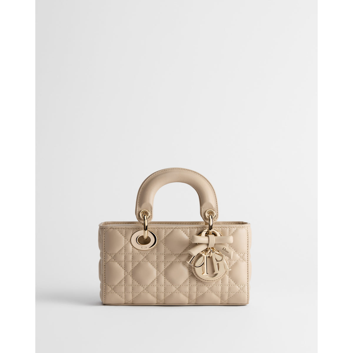 Dior Mini Lady D-Joy Bag – Powder Beige Cannage Lambskin