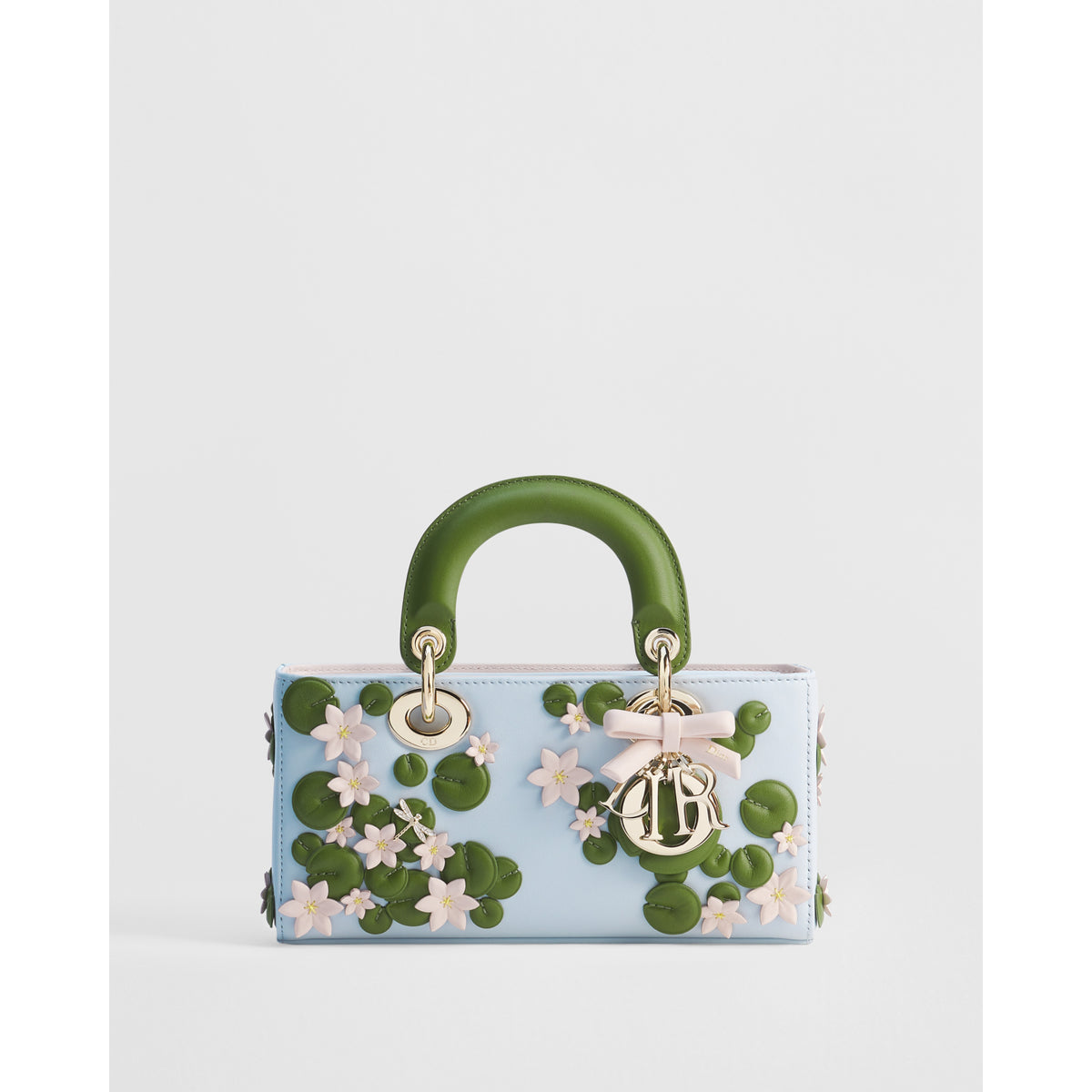Dior Small Lady D-Joy Bag – Water Lily Embroidered Lambskin