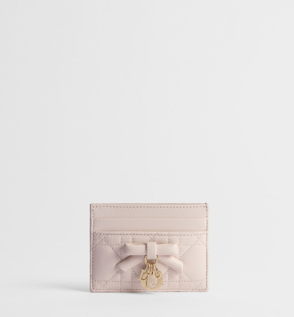 Lady Dior Freesia Card Holder - Ballet Pink