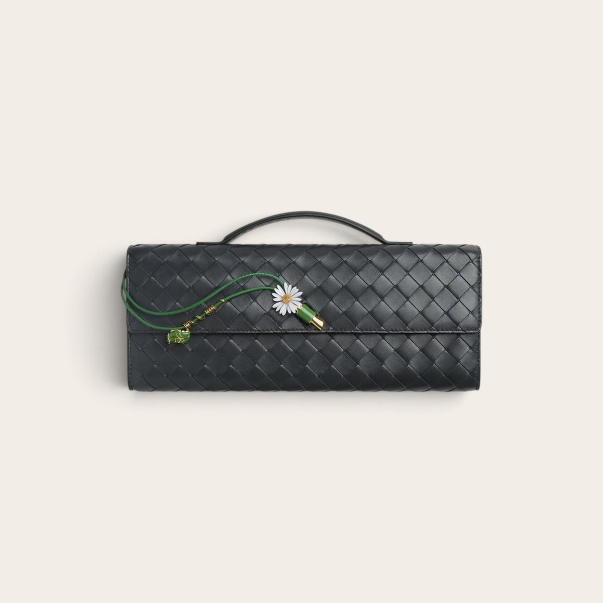Bottega Veneta Andiamo Clutch Black