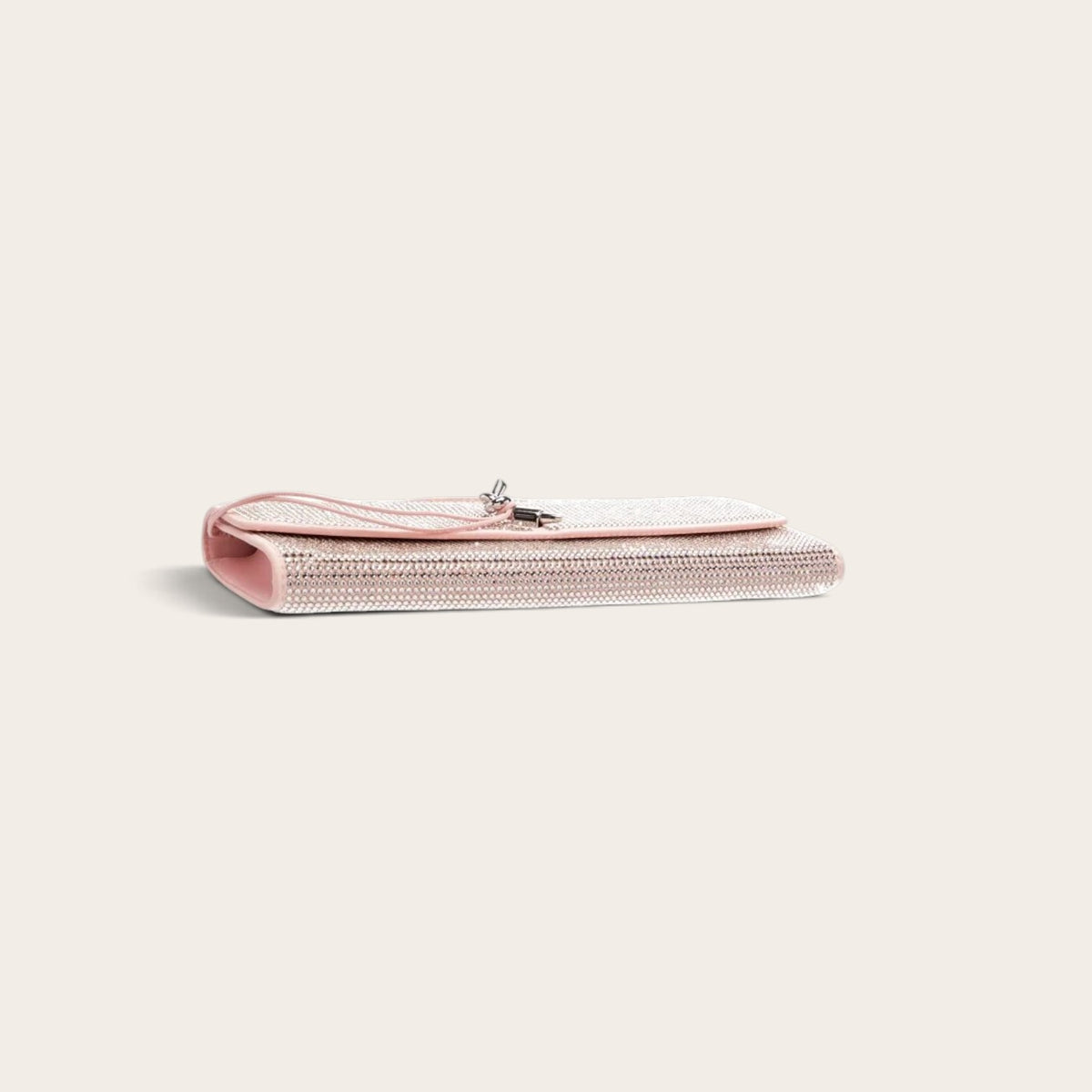 Bottega Veneta Andiamo Clutch – Pink Crystal