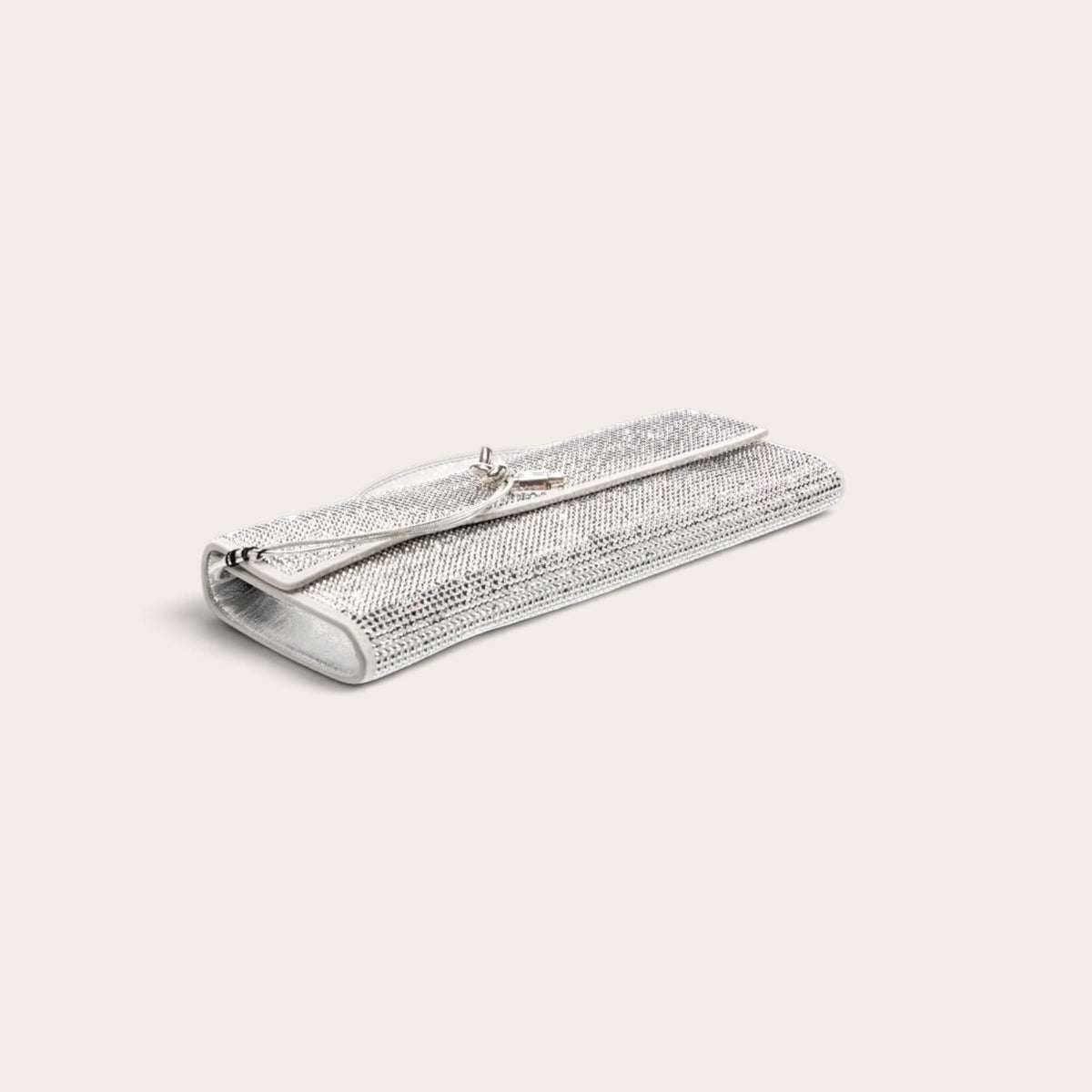 Bottega Veneta Andiamo Clutch Silver Crystal alternate view