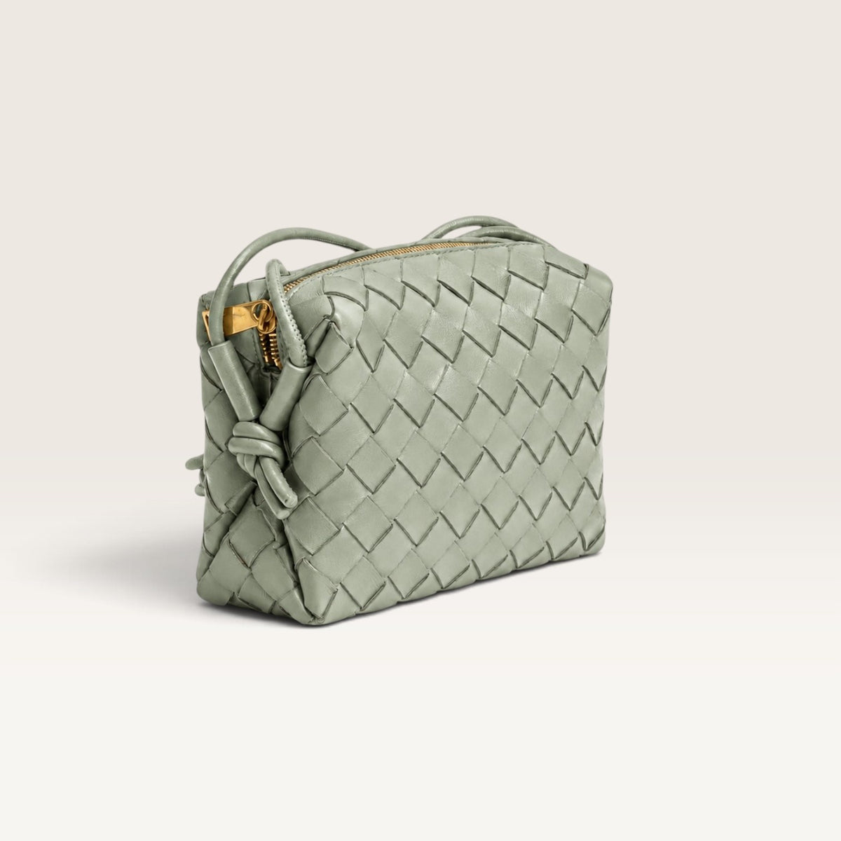 Bottega Veneta Green Small Loop Camera Bag side view