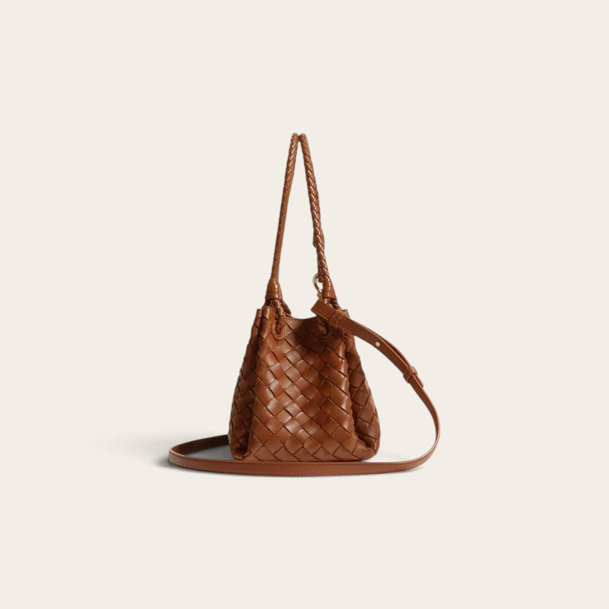 Bottega Veneta Small Parachute Bag – Gold