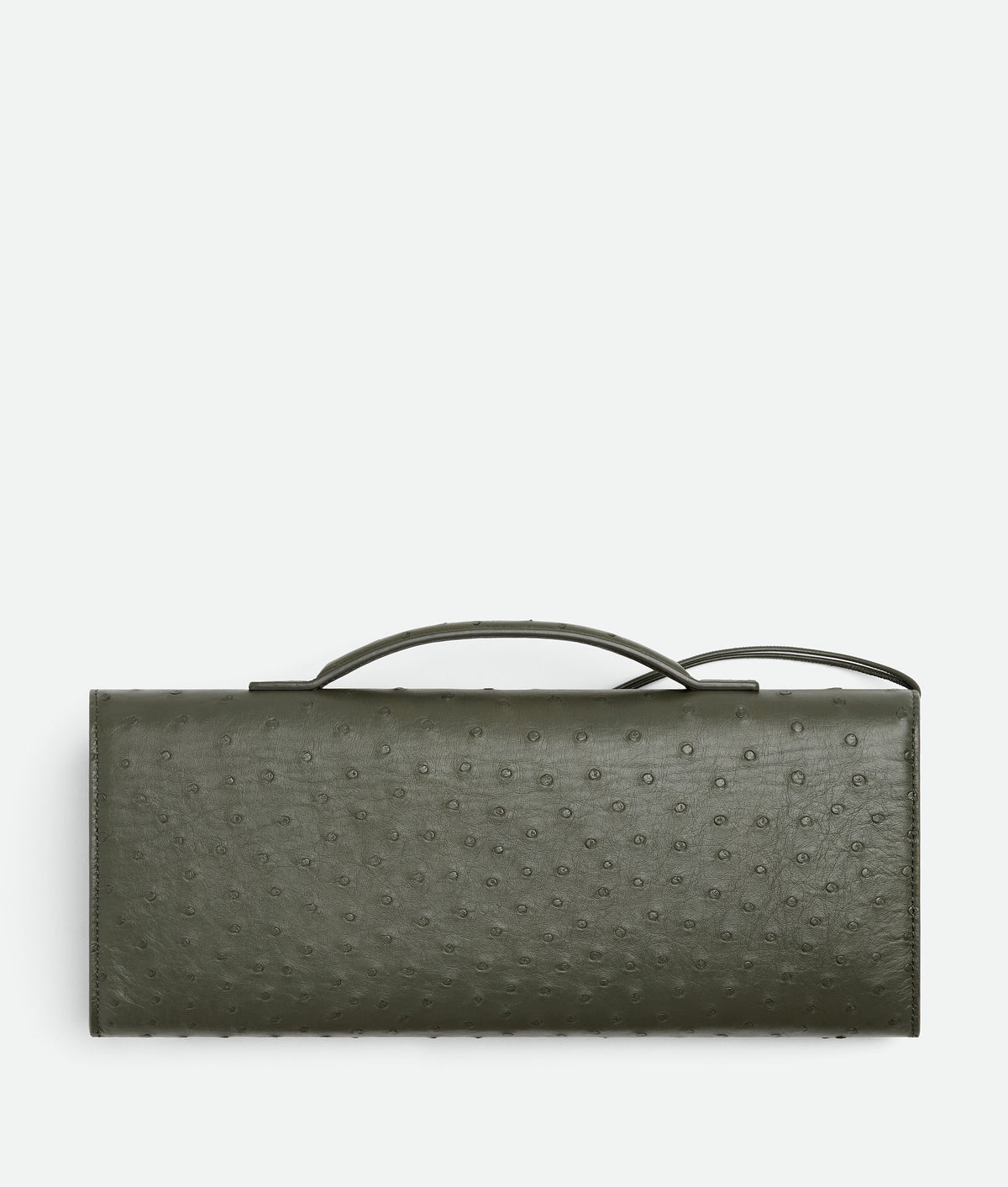 Bottega Veneta Andiamo Clutch Pickle Ostrich - 2