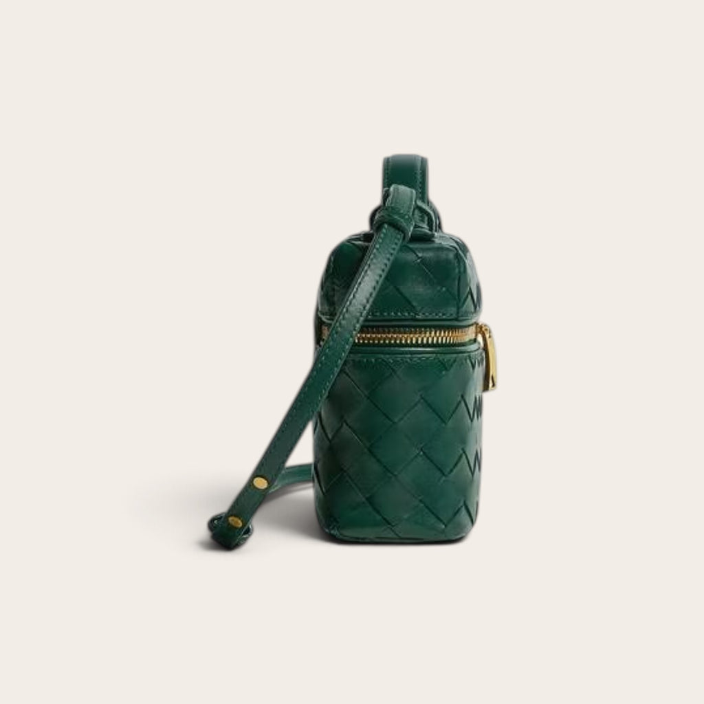 Bottega Veneta Bang Bang Vanity Case Bag in green - side view