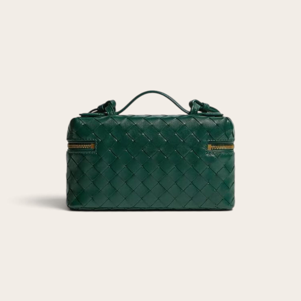 Bottega Veneta Bang Bang Vanity Case Bag in green - detail view
