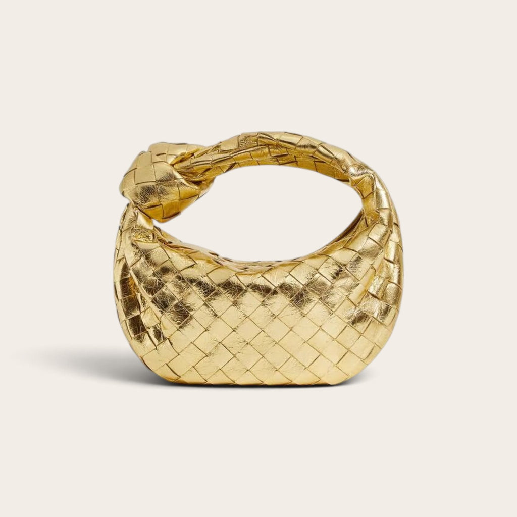 Bottega Veneta Mini Jodie Gold - front