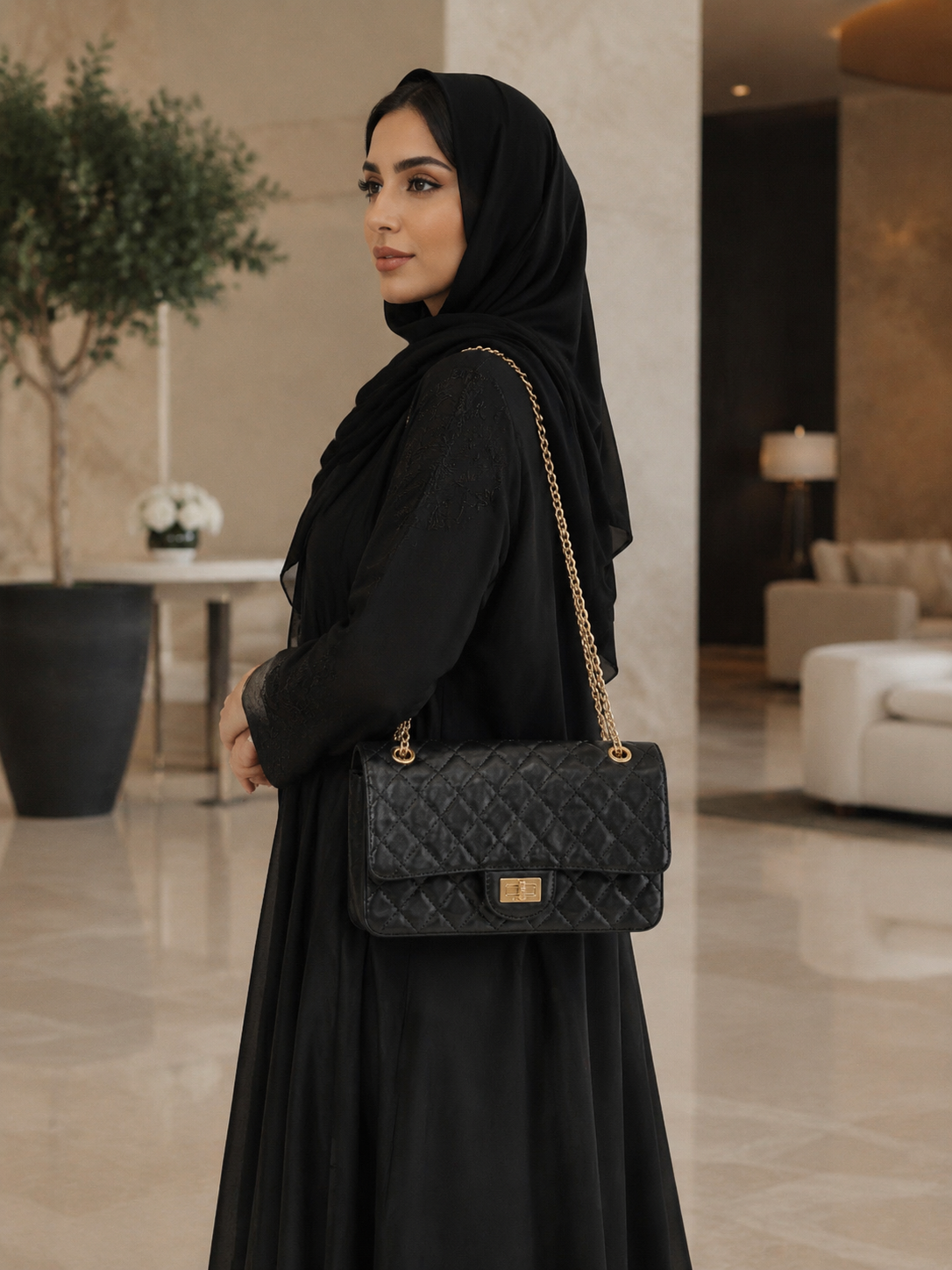Chanel 2.55 Reissue black bag image 1