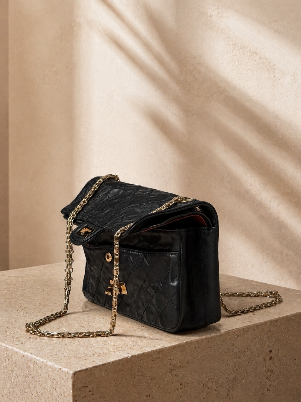 Chanel 2.55 Reissue black bag image 3