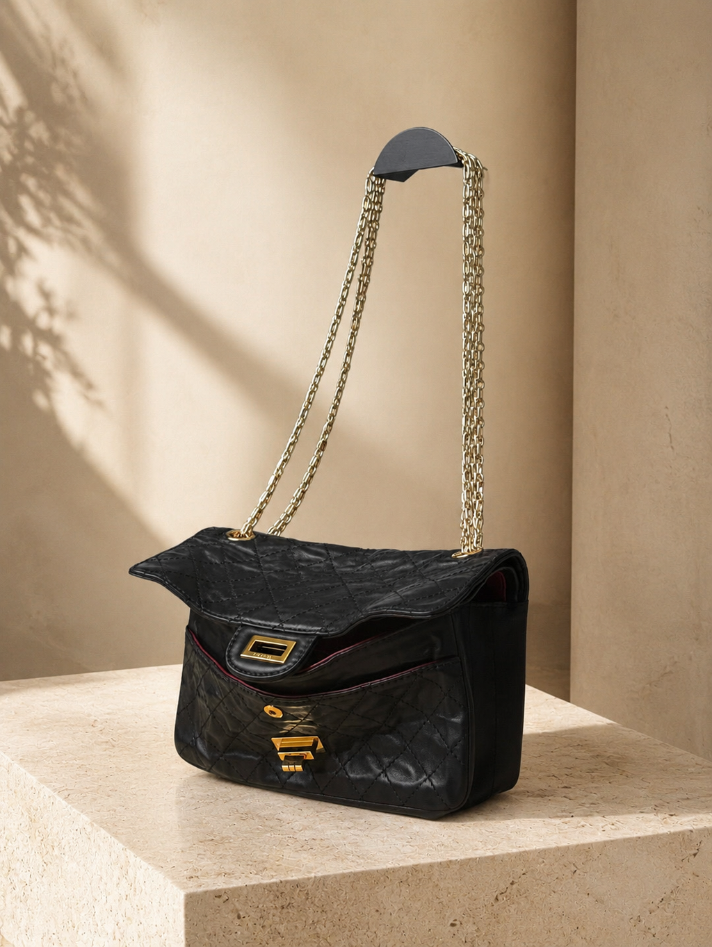 Chanel 2.55 Reissue black bag image 5