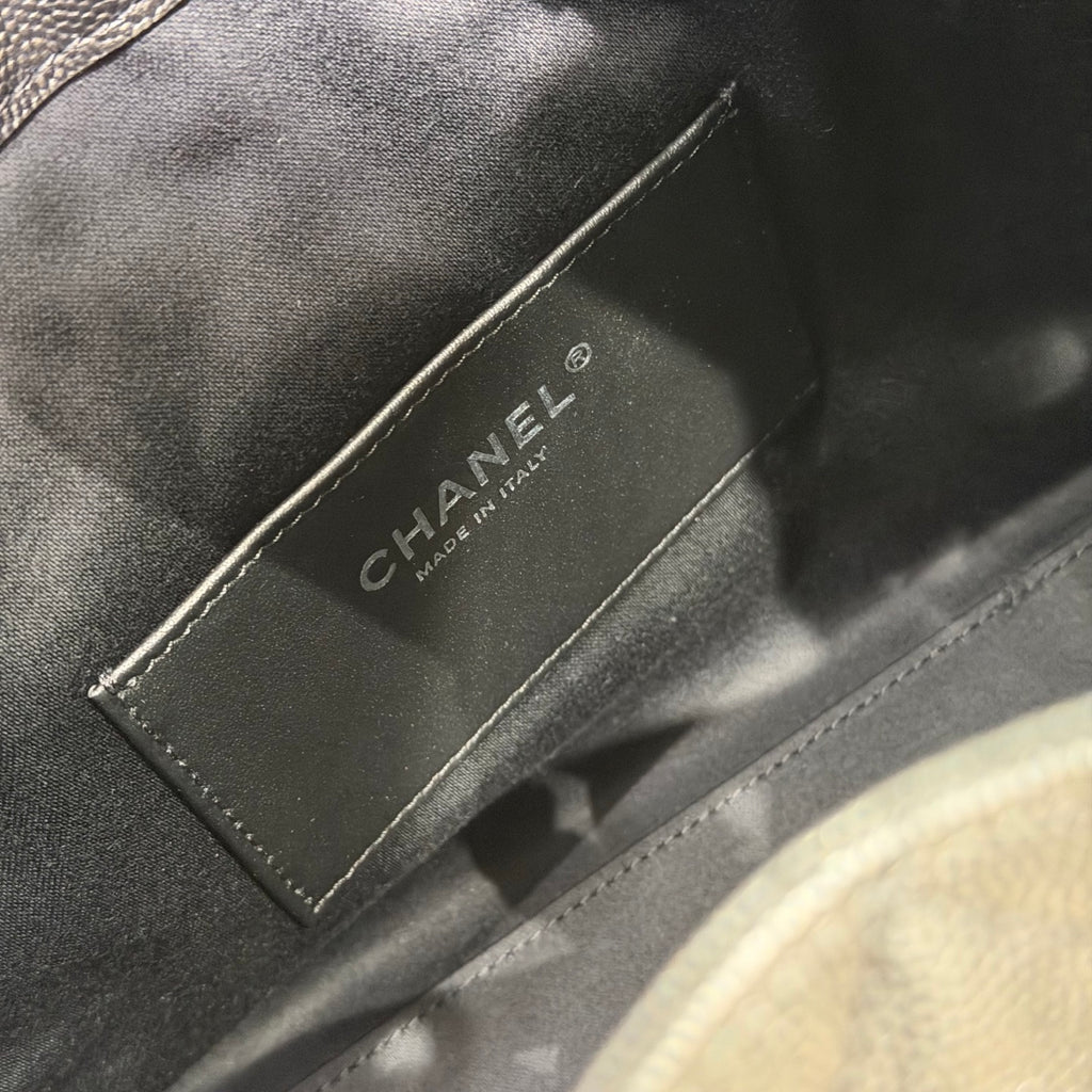 Chanel 26C Mini Drawstring Bag black view 6