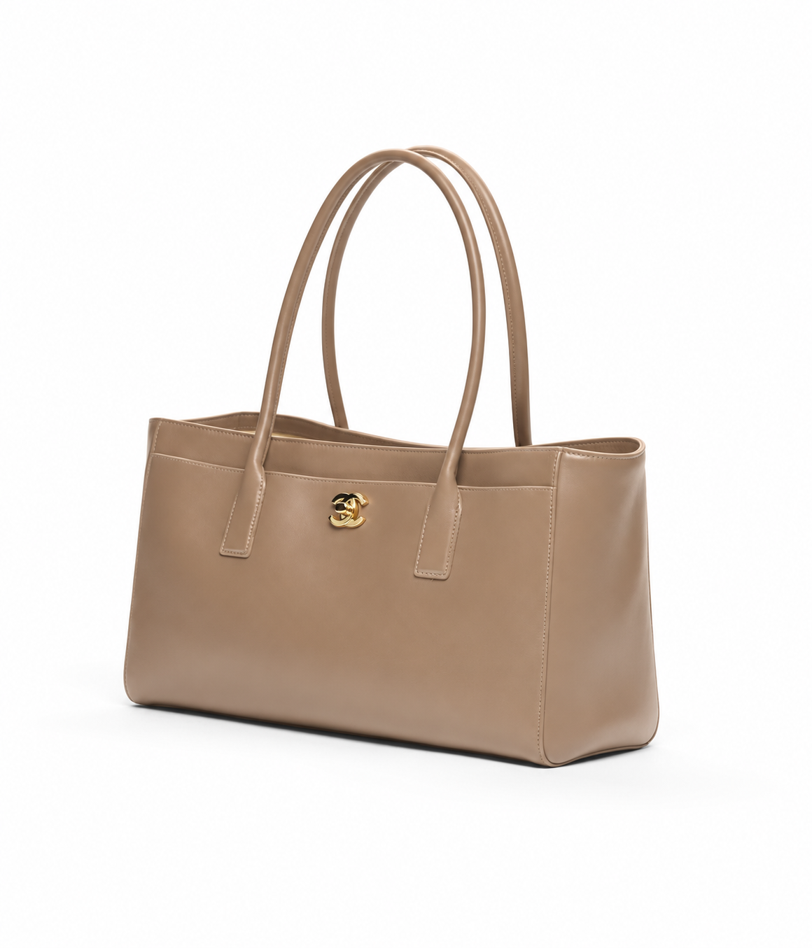 Chanel 26S Large Shopping Bag – Dark Beige