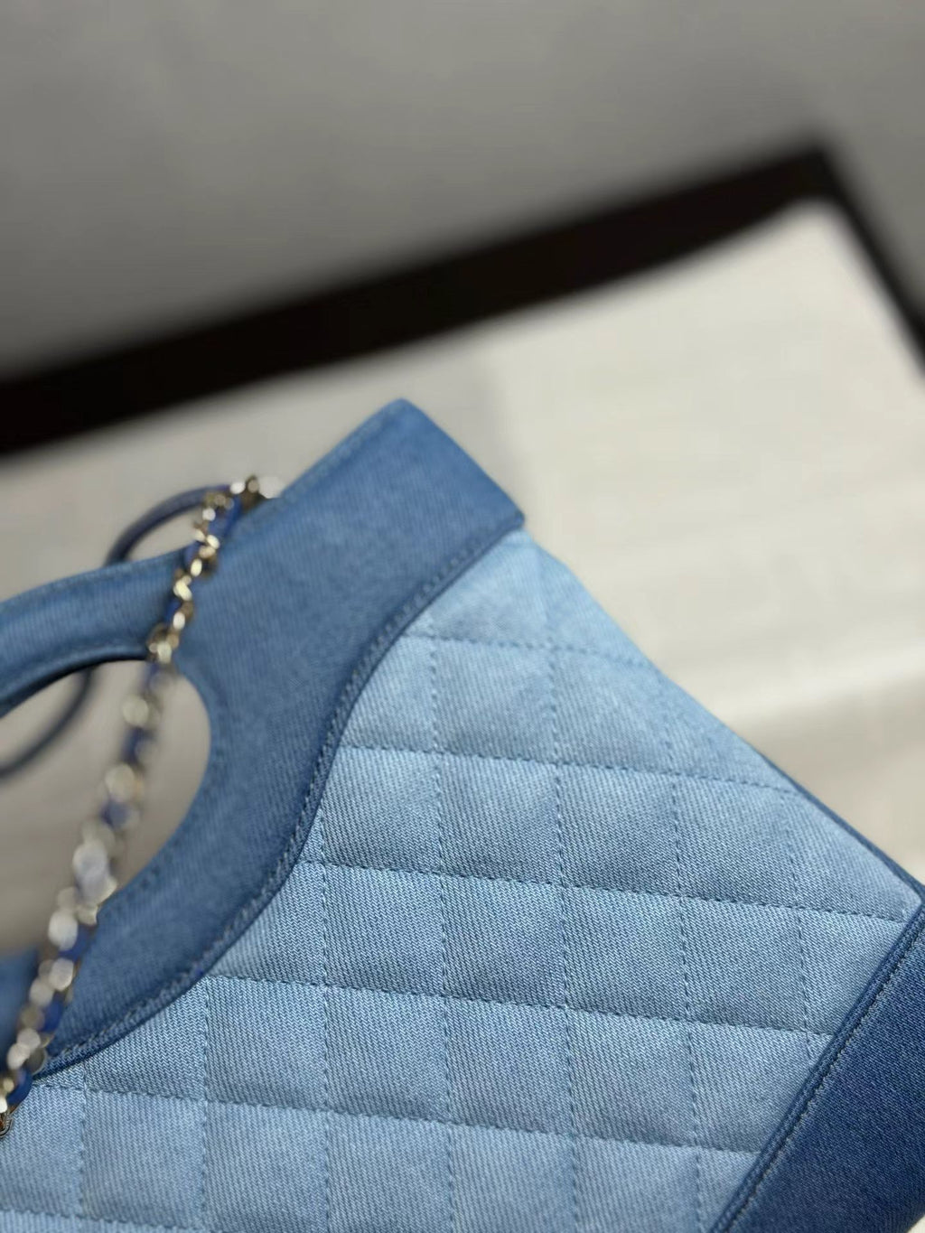Chanel 31 Mini Shopping Bag strap hardware detail