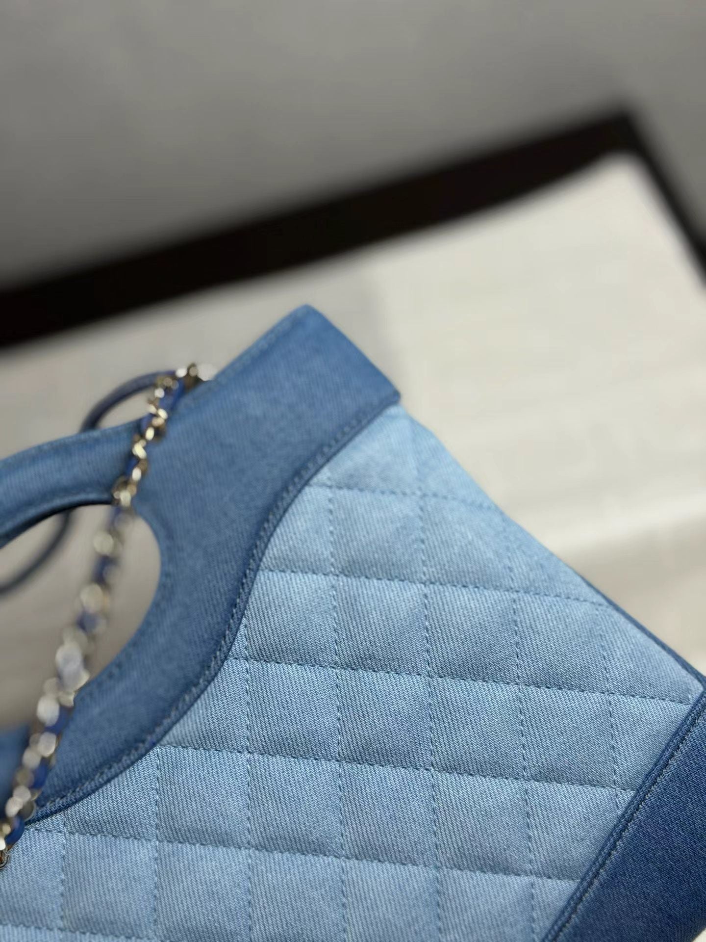 Chanel 31 Mini Shopping Bag strap hardware detail