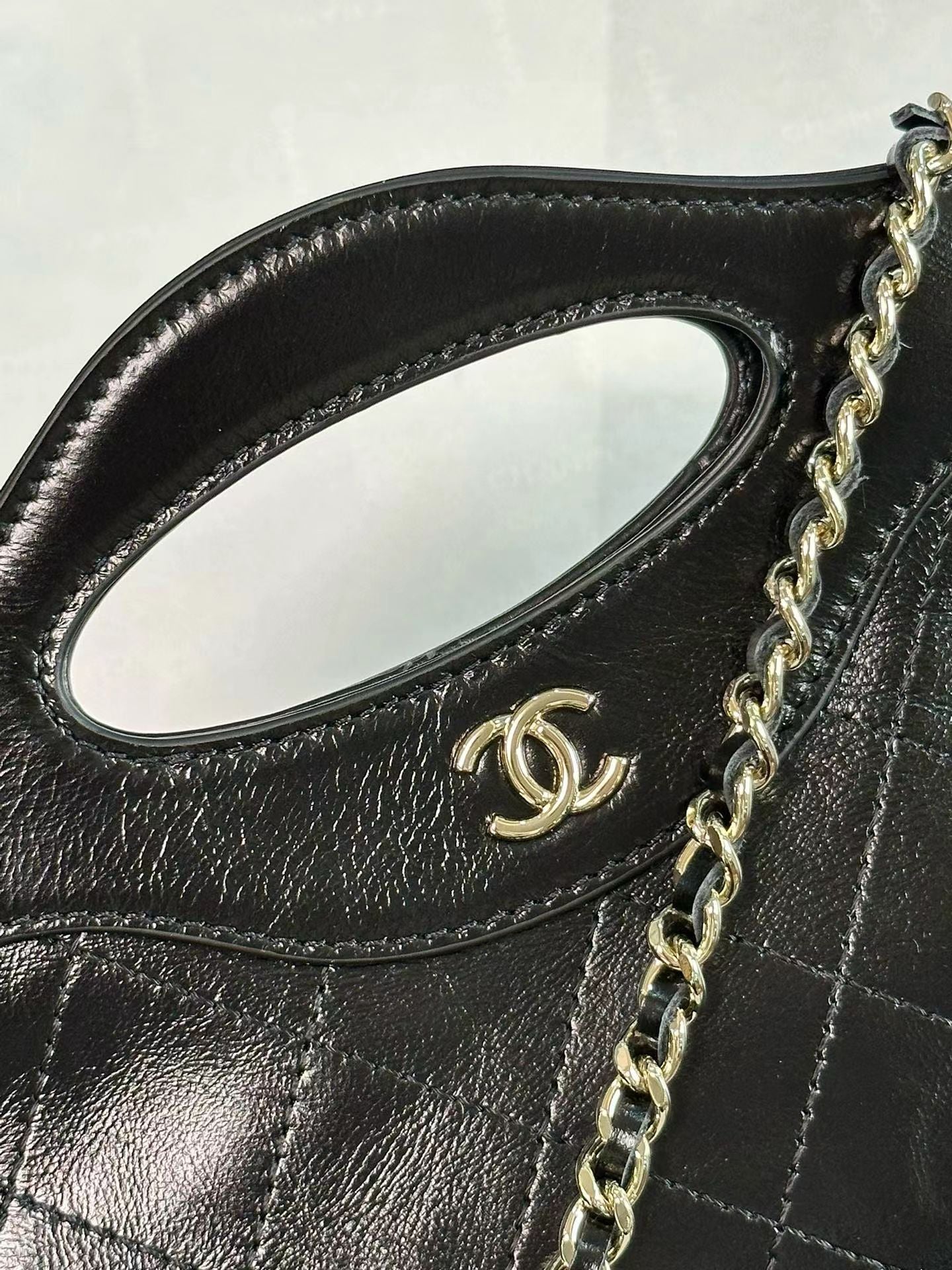 Black 31 Nano bag detail