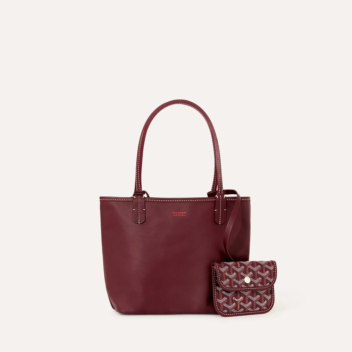 Goyard Anjou Mini Bag in Burgundy, view 2