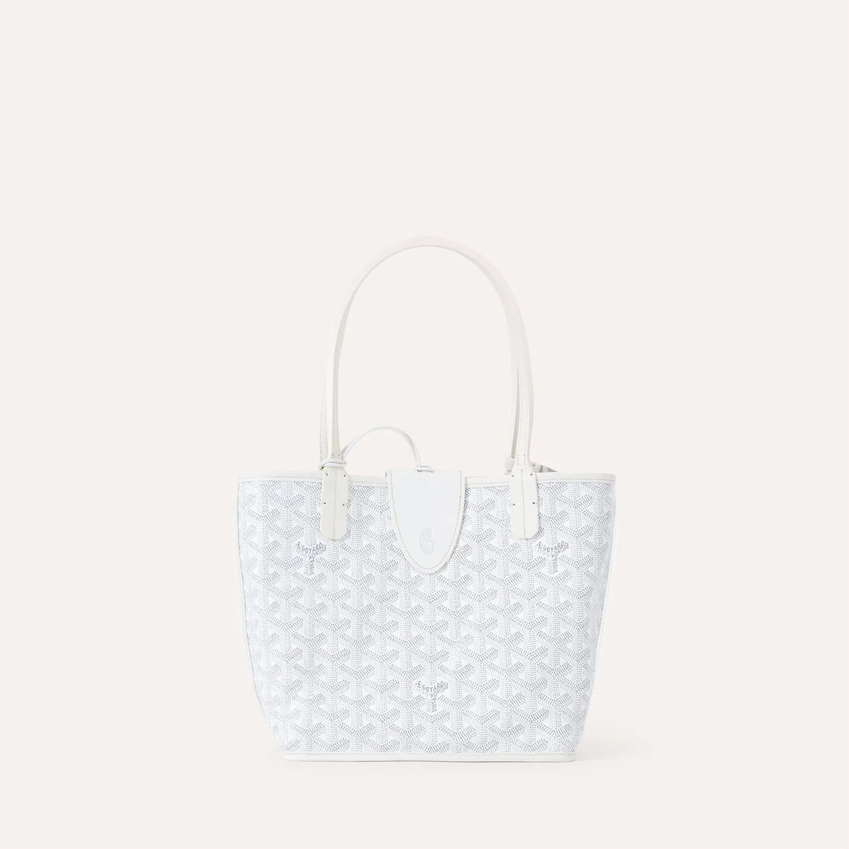 Goyard Anjou Mini Bag in White, view 3