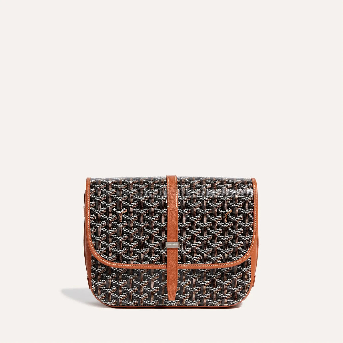 Goyard Belvedere MM Bag in Black & Tan, view 2