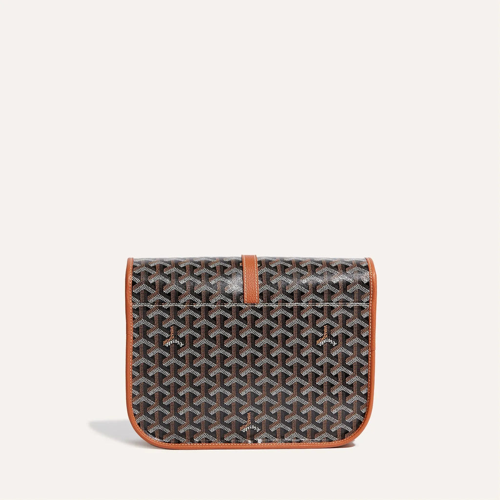 Goyard Belvedere MM Bag in Black & Tan, view 3