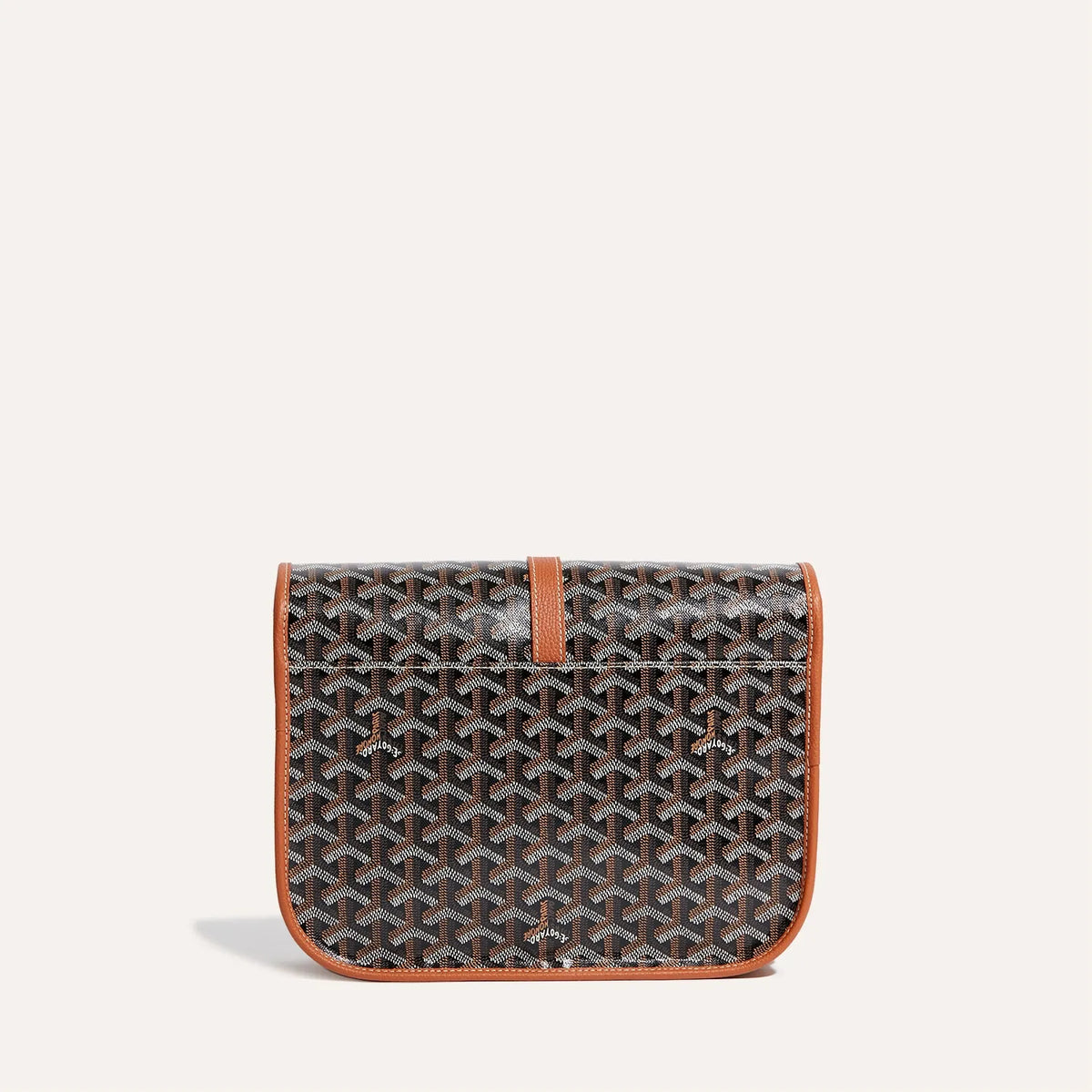 Goyard Belvedere MM Bag in Black & Tan, view 3