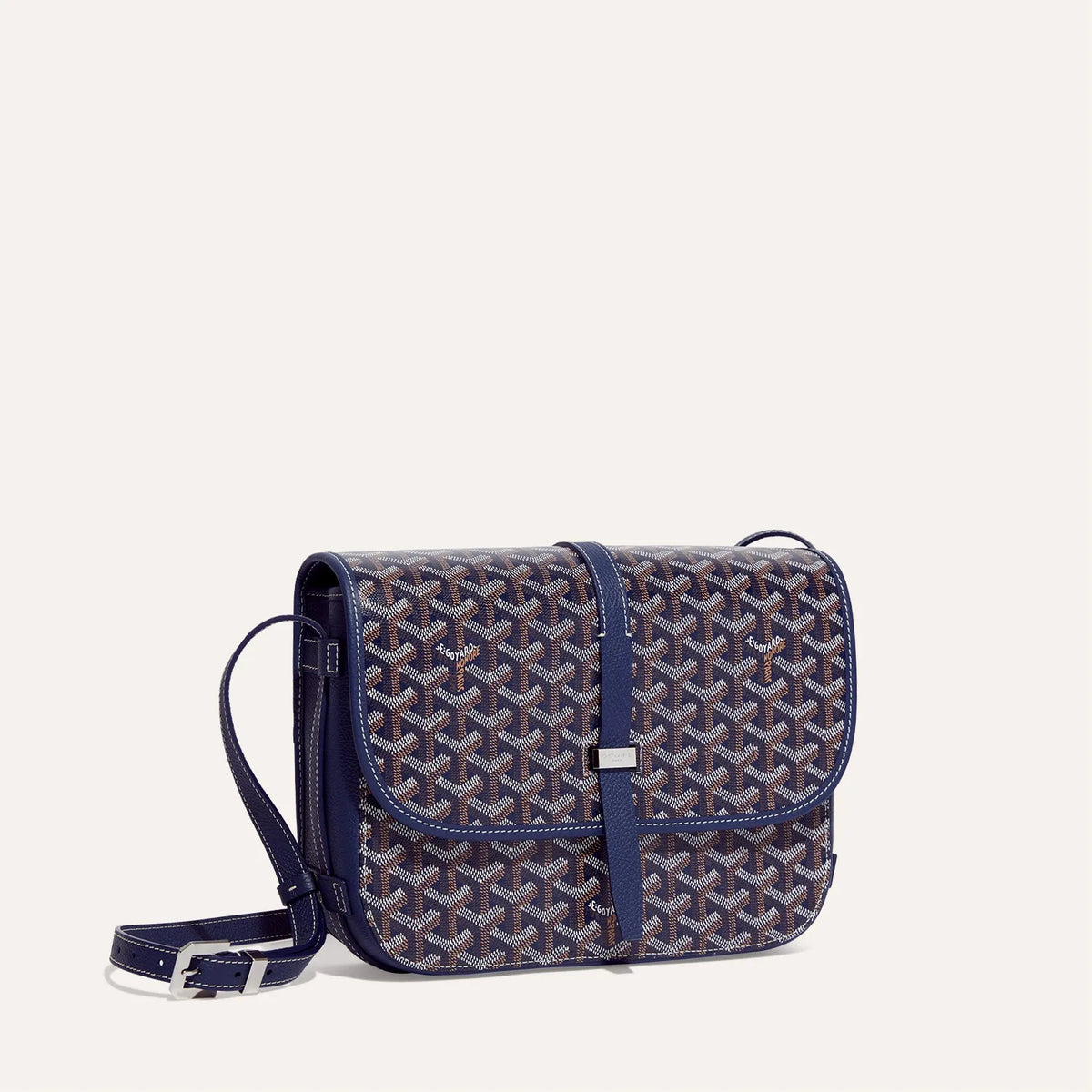 Goyard Belvedere MM Bag in Navy Blue, view 1