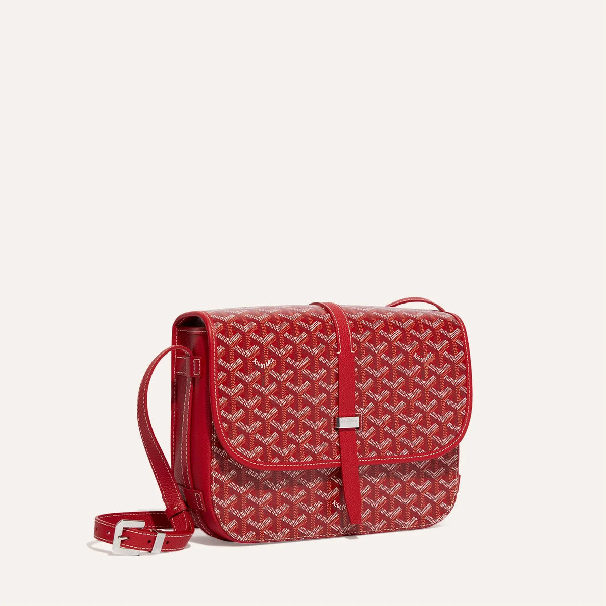 Goyard Belvedere MM Bag in Red, view 1