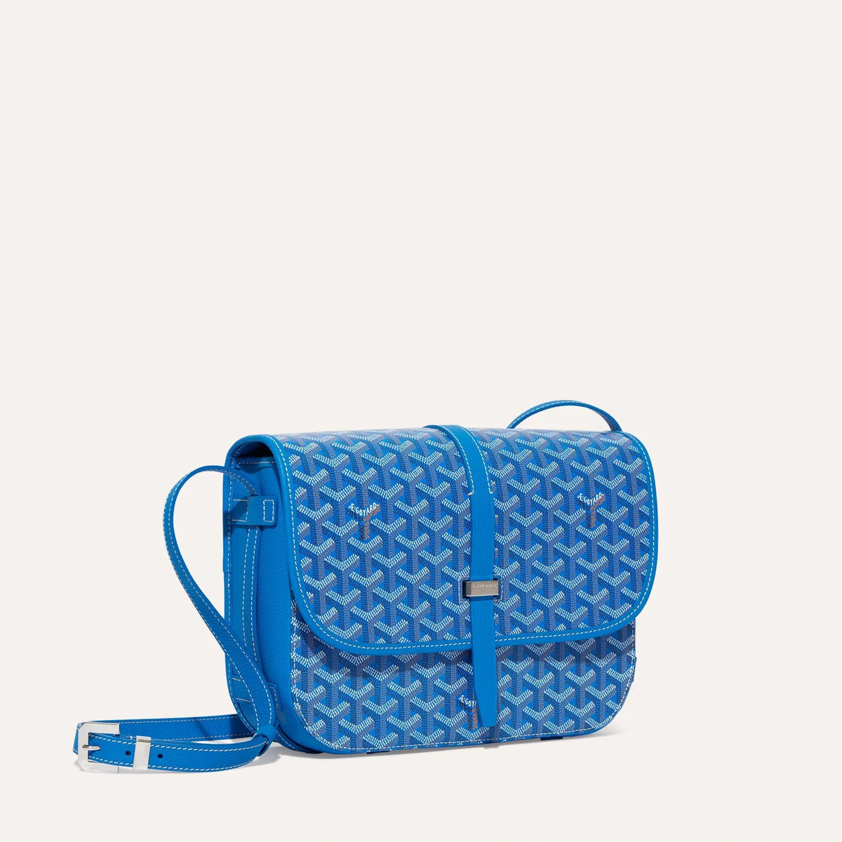 Goyard Belvedere MM Bag in Sky Blue, view 1