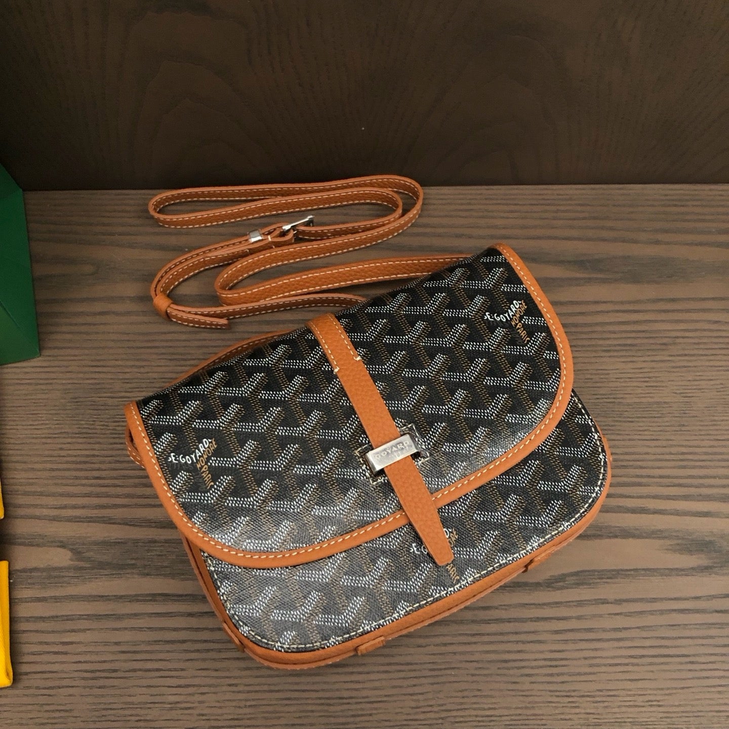 Goyard Belvedere PM Black and Tan 2