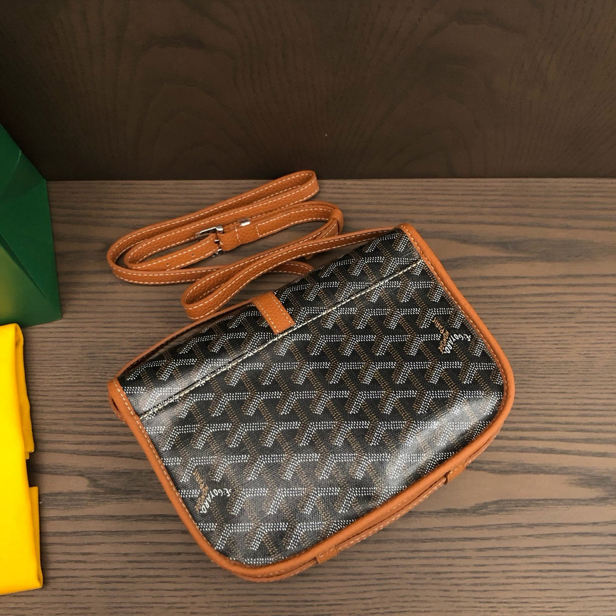 Goyard Belvedere PM Black and Tan 3