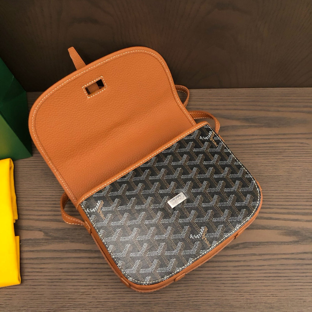 Goyard Belvedere PM Black and Tan 5
