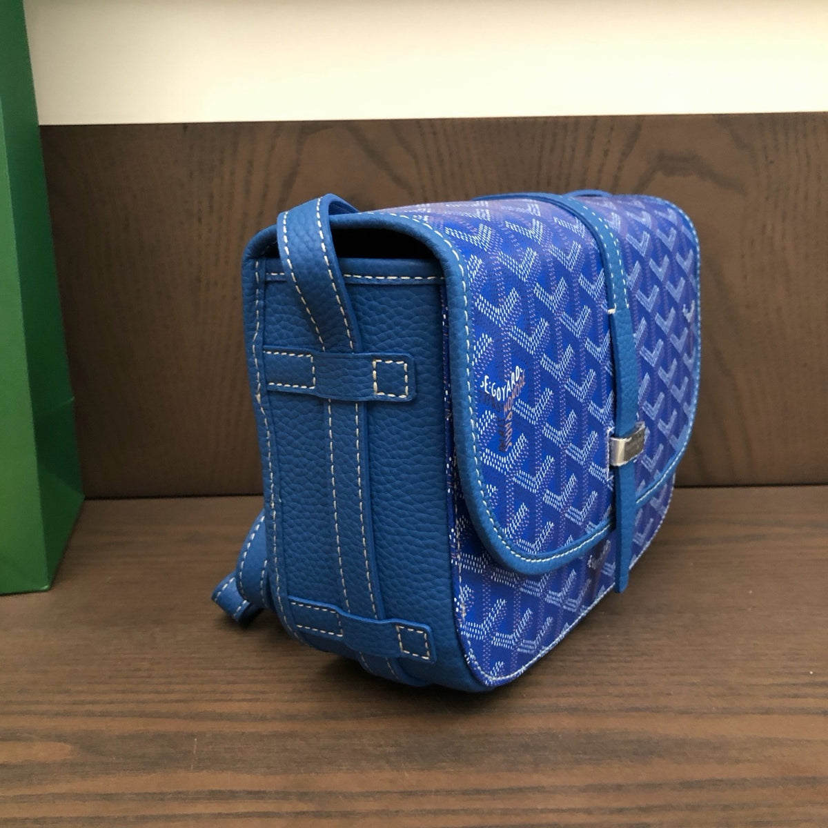 Goyard Belvedere PM Blue side